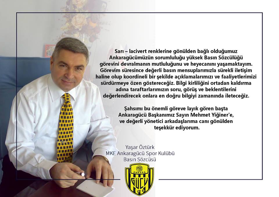 ÖZTÜRK’TEN ANLAMLI MESAJ