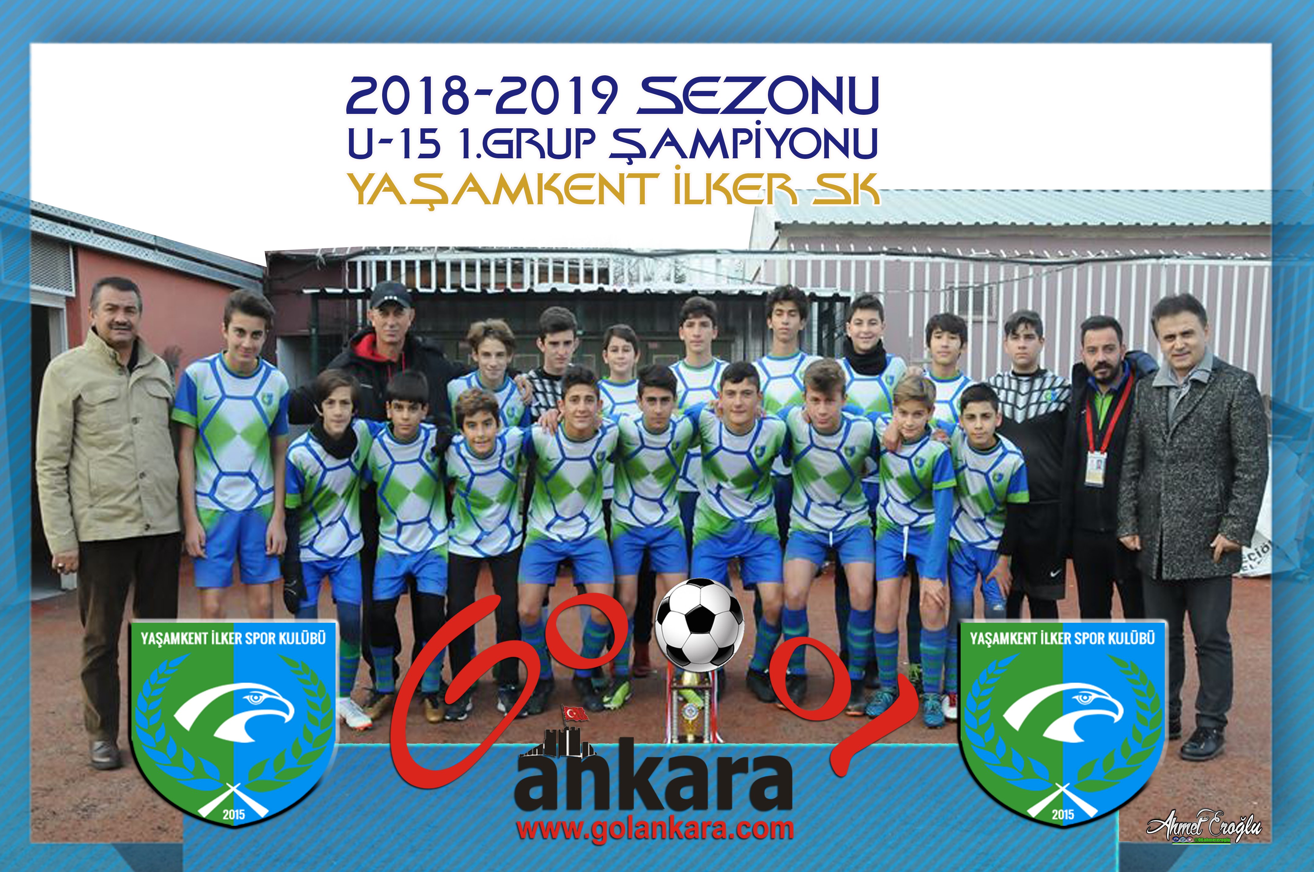 ŞAMPİYONLARIN ÖYKÜSÜ U-15 LİGİ “YAŞAMKENT İLKERSPOR”