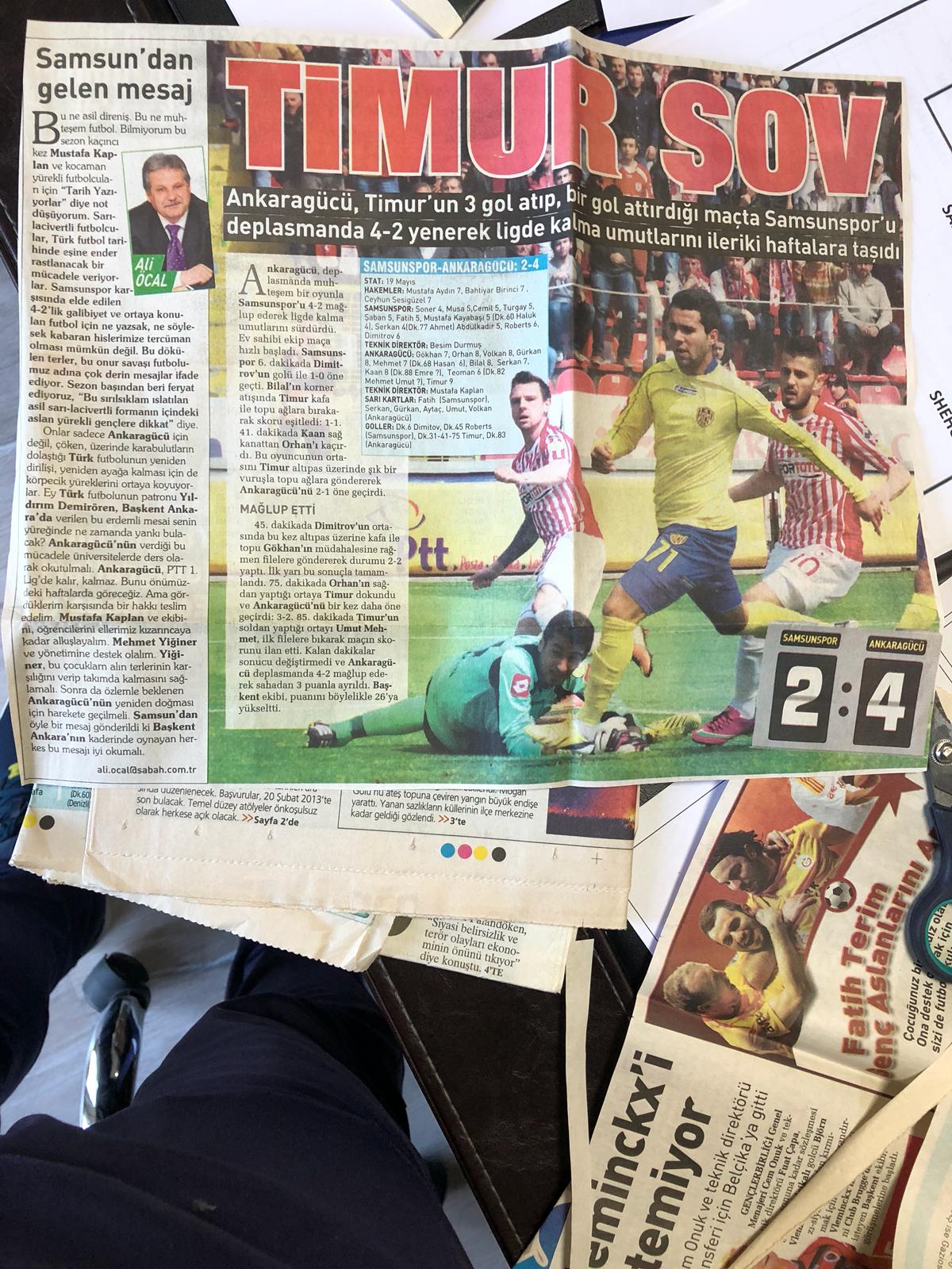 SAMSUN’DAN GELEN MESAJ