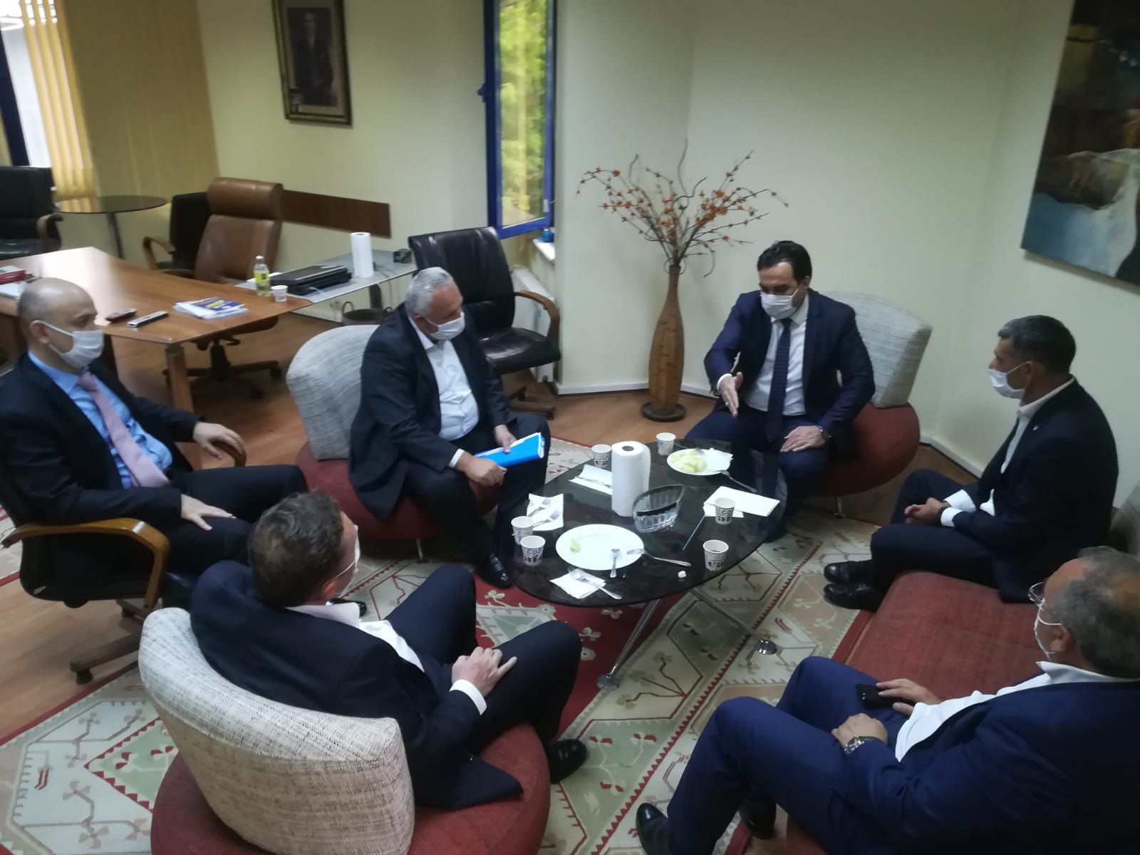 ANKARA SPOR İL MÜDÜRÜ MUSTAFA ÇELİK’TEN TSYD ANKARA ŞUBESİ’NE ZİYARET