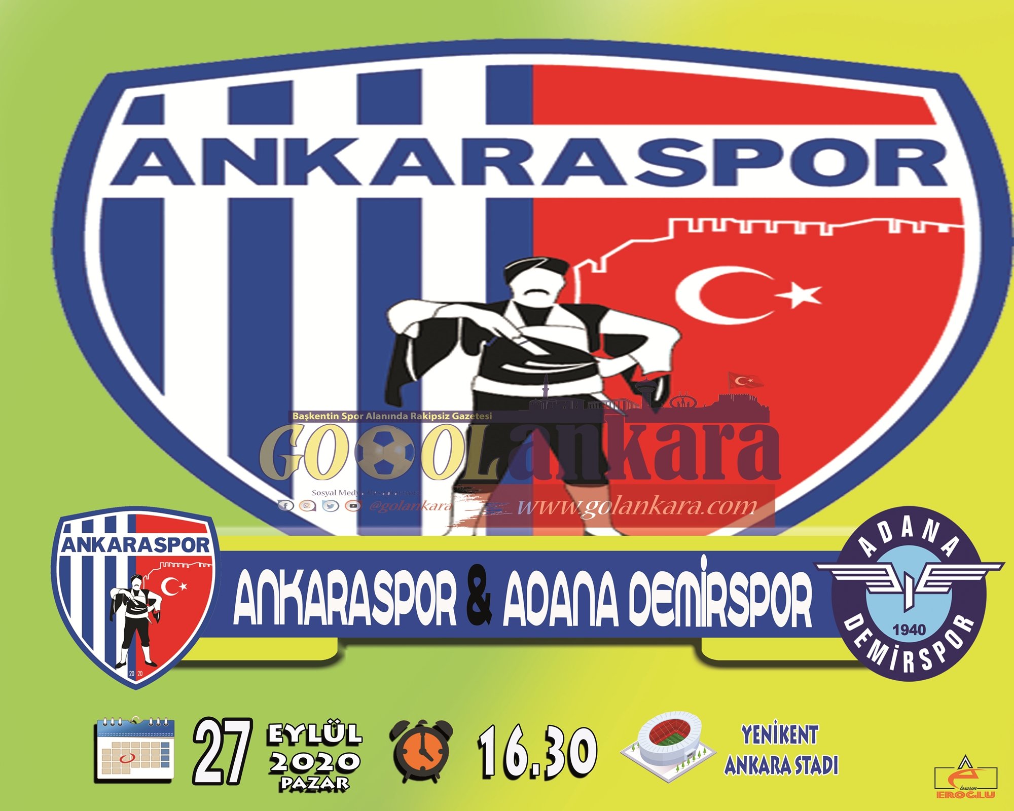 ANKARASPOR’UN KONUĞU ADANA DEMİRSPOR
