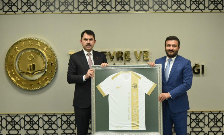 BAŞKAN MERT’DEN BAKAN KURUM’A ZİYARET