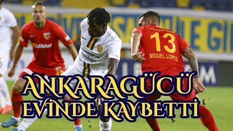 ANKARAGÜCÜ EVİNDE KAYBETTİ