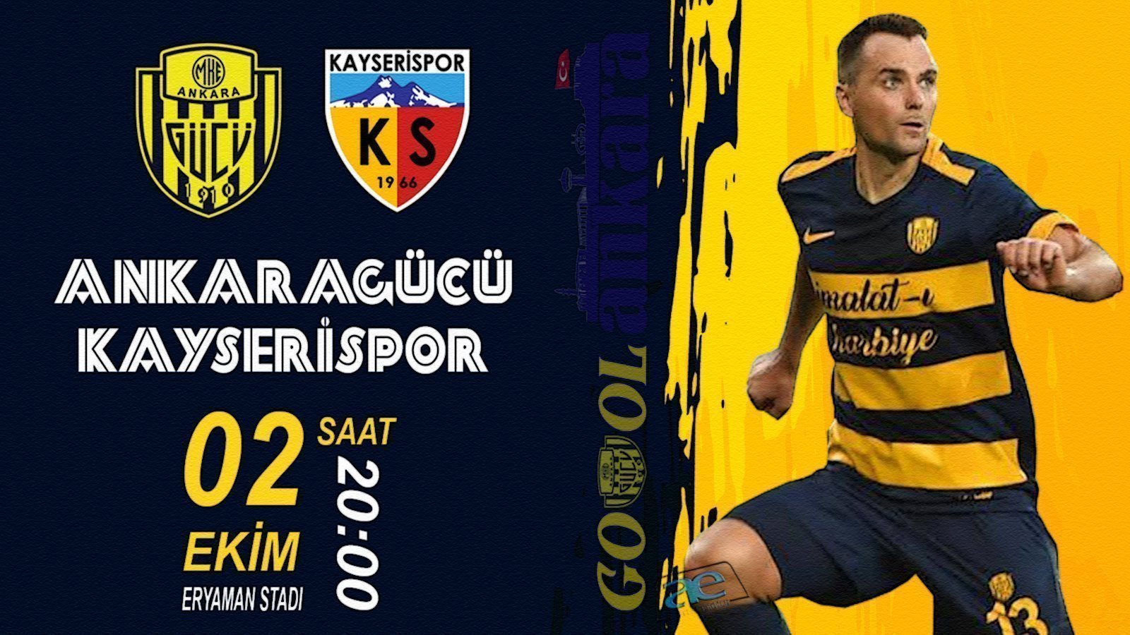 MKE ANKARAGÜCÜ 3 PUAN PEŞİNDE