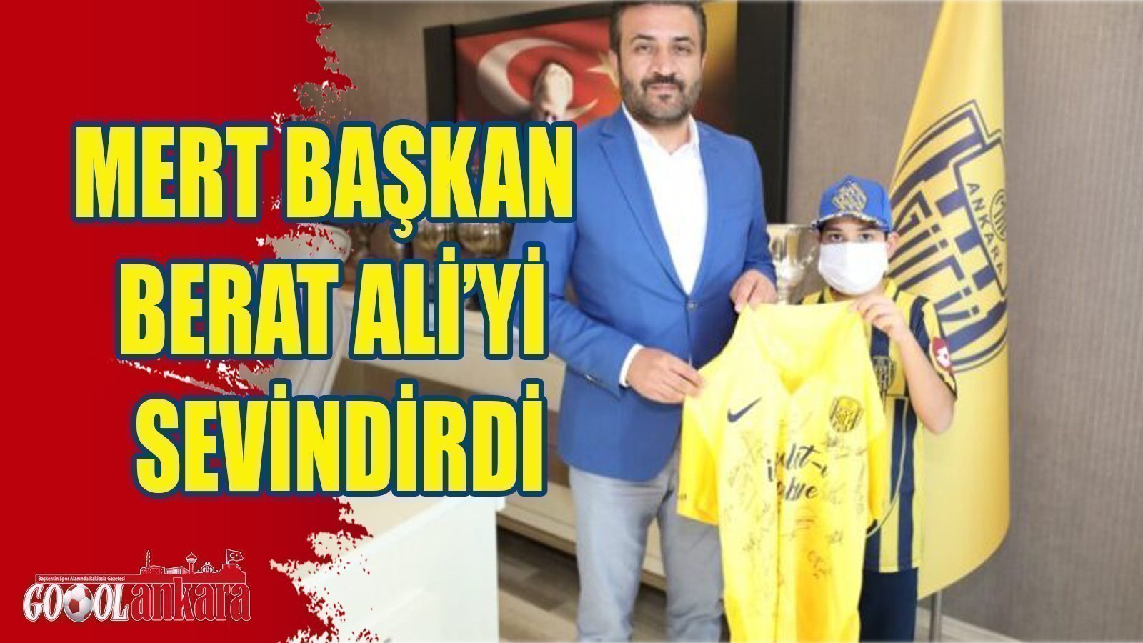 MERT BAŞKAN  BERAT ALİ’Yİ SEVİNDİRDİ