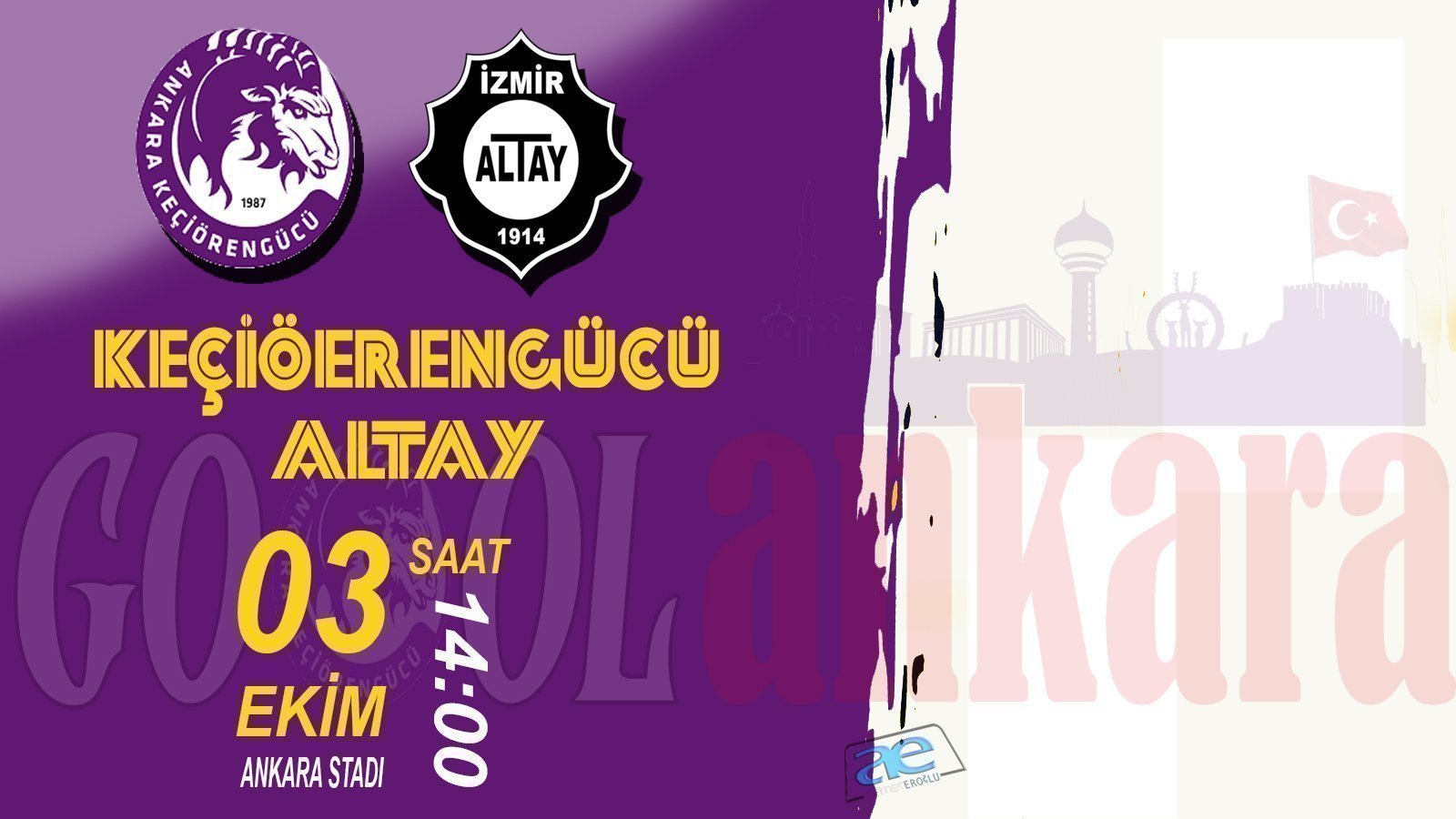 ANKARA KEÇİÖRENGÜCÜ ALTAY’I AĞIRLIYOR