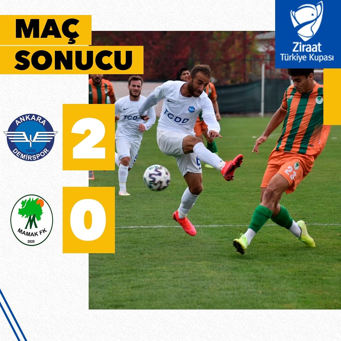 ANKARA DEMİRSPOR TUR ATLADI