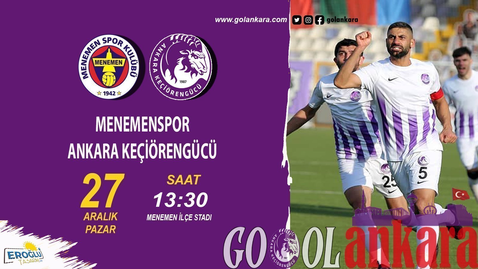 KEÇİÖRENGÜCÜ, MENEMEN DEPLASMANINDA