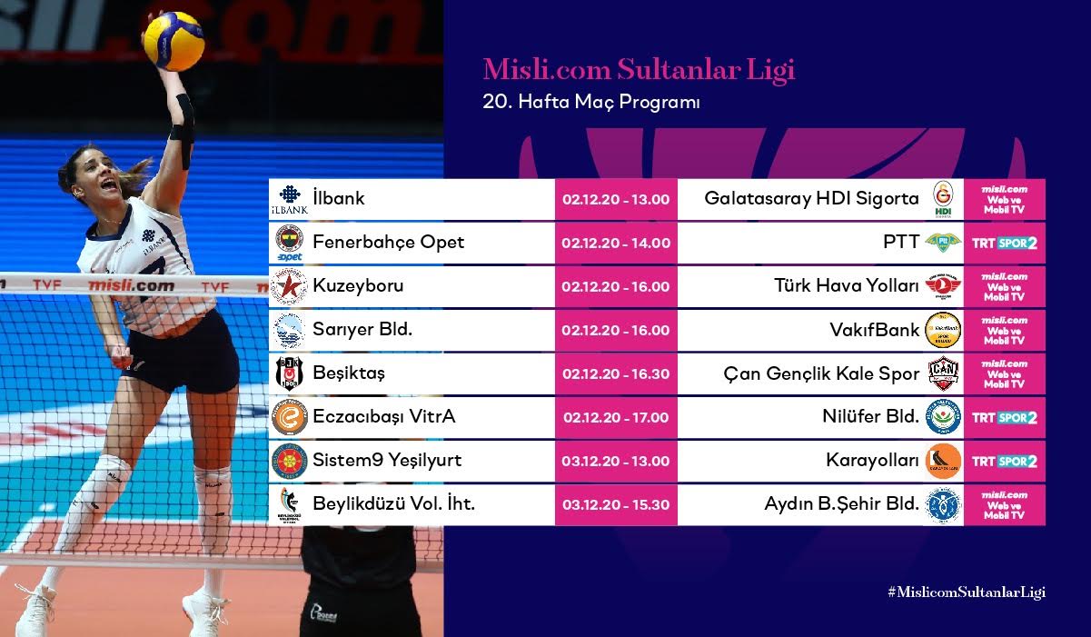 SULTANLAR LİGİNDE 20 HAFTA HEYECANI