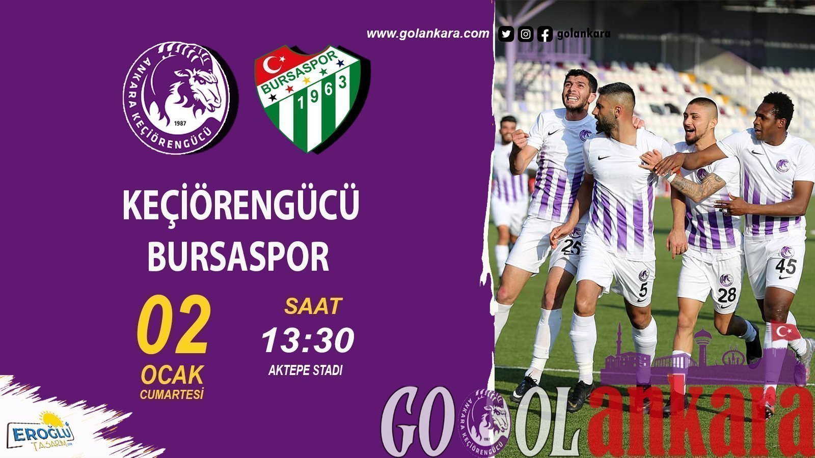 KEÇİÖRENGÜCÜ’NÜN RAKİBİ BURSASPOR