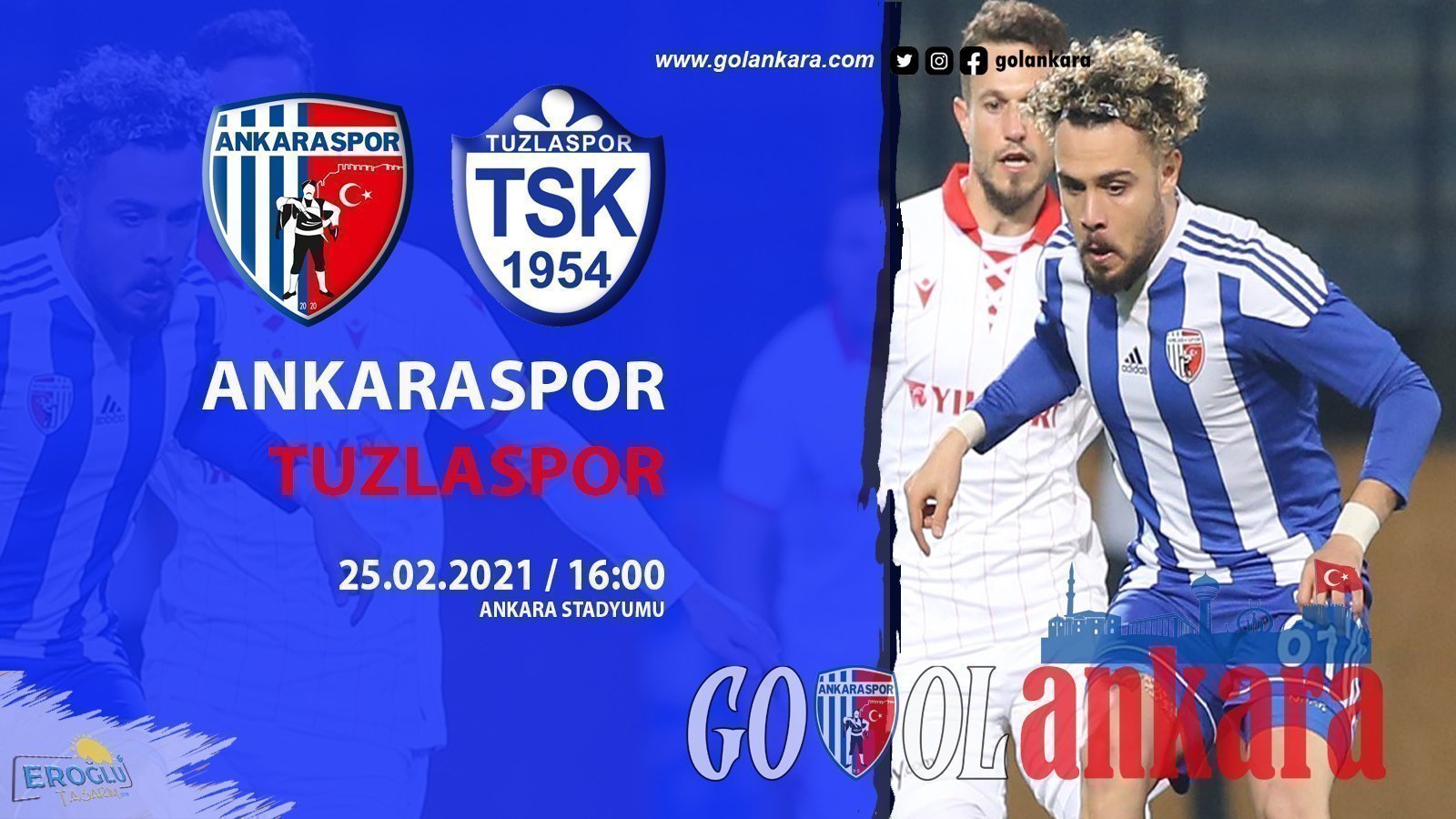 ANKARASPOR, TUZLASPOR’U AĞIRLIYOR