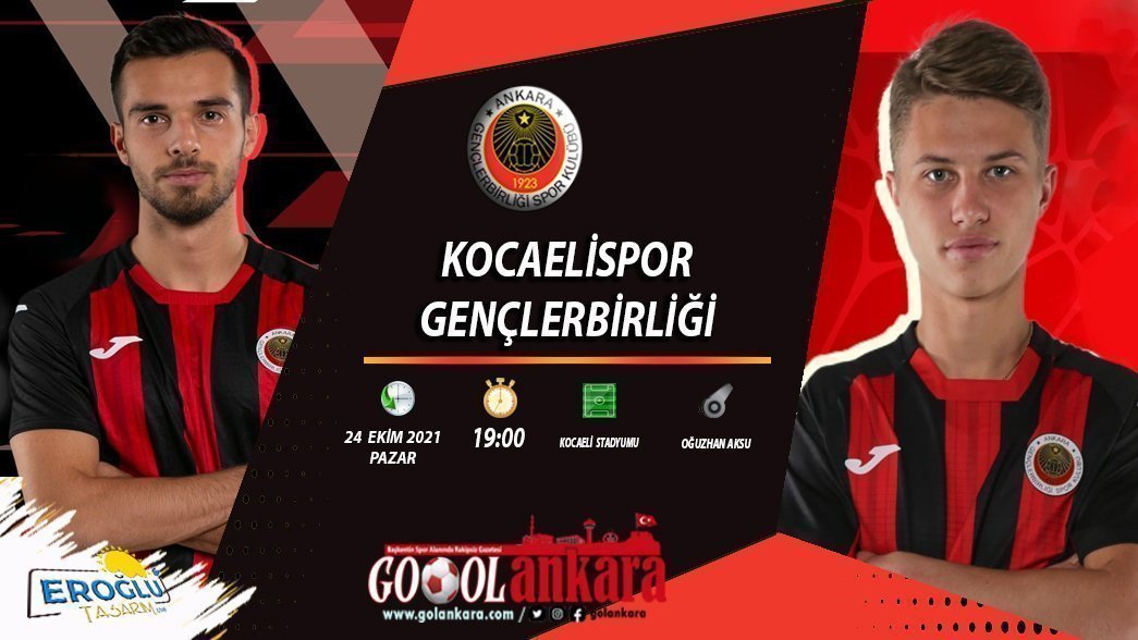 GENÇLERBİRLİĞİ, KOCAELİSPOR DEPLASMANINDA
